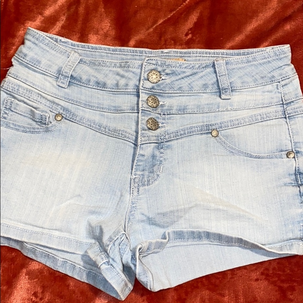Hi-Rise Jean Shorts